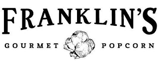 FRANKLIN'S GOURMET POPCORM logo