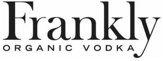 FRANKLY ORGANIC VODKA logo