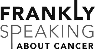 FRANKLY SPEAKING ABOUT CANCER logo