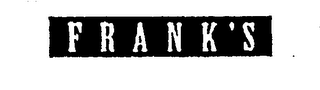 FRANK'S logo