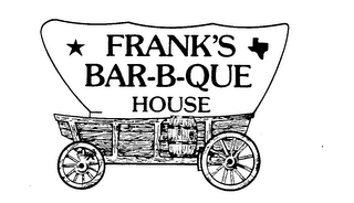 FRANK'S BAR-B-QUE HOUSE logo