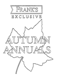 FRANK'S EXCLUSIVE AUTUMN ANNUALS logo