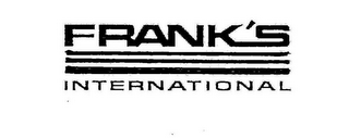 FRANK'S INTERNATIONAL logo