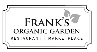 FRANK'S ORGANIC GARDEN RESTAURANT MARKETPLACE logo