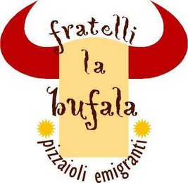 FRATELLI LA BUFALA PIZZAIOLI EMIGRANTI logo