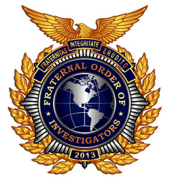 FRATERNAL ORDER OF INVESTIGATORS, FRATERNITAS INTEGRITATE ERUDITO 2013 logo
