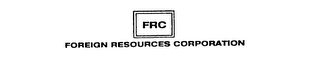 FRC FOREIGN RESOURCES CORPORATION logo