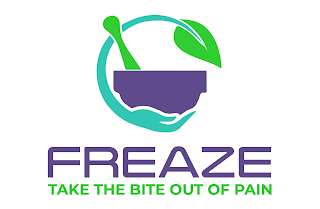 FREAZE TAKE THE BITE OUT OF PAIN logo