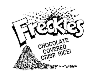 FRECKLES CHOCOLATE COVERED CRISP RICE! logo