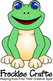 FRECKLES CRAFTS HELPING KIDS FIND THEIR CREATIVE SPOT logo