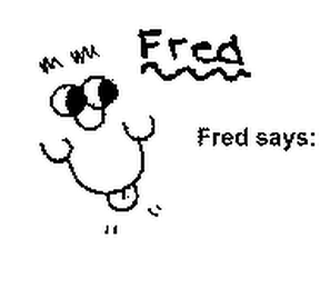 FRED FRED SAYS: logo