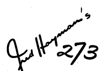FRED HAYMAN'S 273 logo