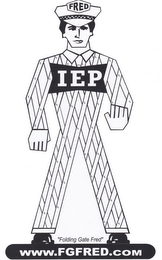 FRED IEP "FOLDING GUARD FRED" WWW.FGFRED.COM logo