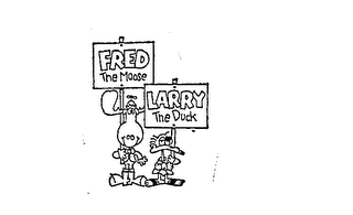 FRED THE MOOSE LARRY THE DUCK logo