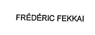 FREDERIC FEKKAI logo