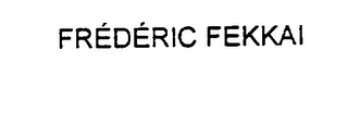 FREDERIC FEKKAI logo