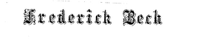 FREDERICK BECH logo