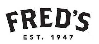 FRED'S EST 1947 logo