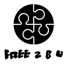FREE 2 B U logo