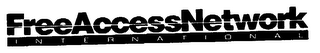 FREE ACCESS NETWORK INTERNATIONAL logo