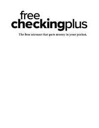 FREE CHECKINGPLUS THE FREE ACCOUNT THAT PUTS MONEY IN YOUR POCKET logo