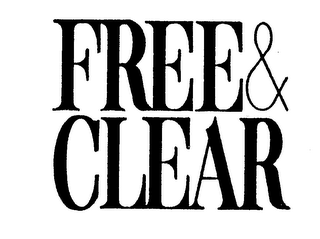 FREE & CLEAR logo