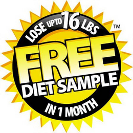 FREE DIET SAMPLE LOSE UP TO 16 LBS IN 1 MONTH logo