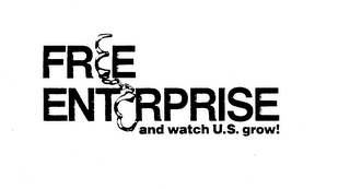 FREE ENTERPRISE AND WATCH U.S. GROW! logo