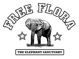 FREE FLORA. THE ELEPHANT SANCTUARY. logo