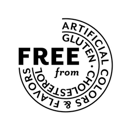 FREE FROM ARTIFICIAL COLORS & FLAVORS GLUTEN · CHOLESTEROL logo
