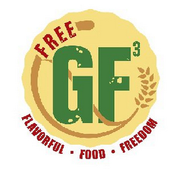 FREE GF3 FLAVORFUL · FOOD · FREEDOM logo