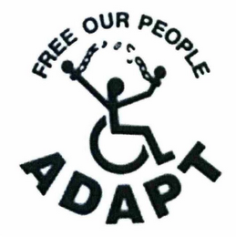 FREE OUR PEOPLE ADAPT logo