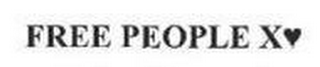FREE PEOPLE X logo
