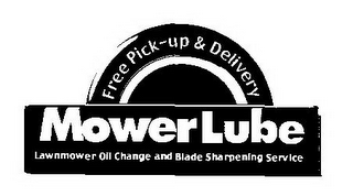 FREE PICK-UP & DELIVERY MOWER LUBE LAWNMOWER OIL CHANGE AND BLADE SHARPENING SERVICE logo