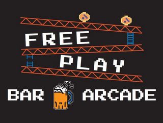 FREE PLAY BAR ARCADE logo