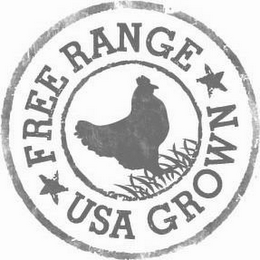 FREE RANGE USA GROWN logo