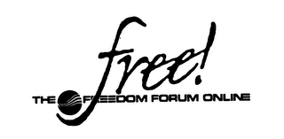 FREE! THE FREEDOM FORUM ONLINE logo