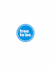 FREE TO BE. logo