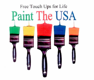 FREE TOUCH UPS FOR LIFE PAINT THE USA logo