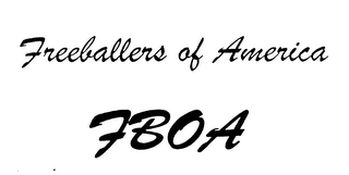 FREEBALLERS OF AMERICA FBOA logo