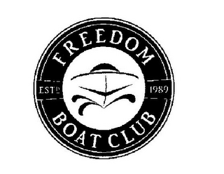 FREEDOM BOAT CLUB ESTD 1989 logo