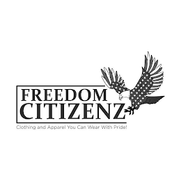 FREEDOM CITIZENZ CLOTHING AND APPAREL YOU CAN WEAR WITH PRIDE! logo