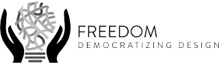 FREEDOM DEMOCRATIZING DESIGN logo