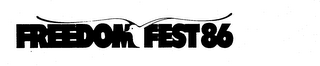 FREEDOM FEST 86 logo