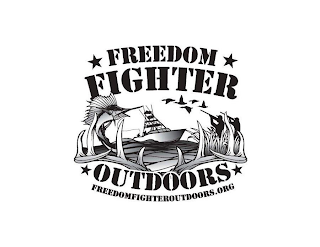 FREEDOM FIGHTER OUTDOORS FREEDOMFIGHTEROUTDOORS.ORG logo