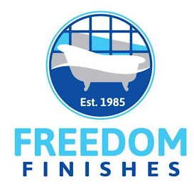 FREEDOM FINISHES EST. 1985 logo