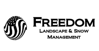 FREEDOM LANDSCAPE & SNOW MANAGEMENT logo
