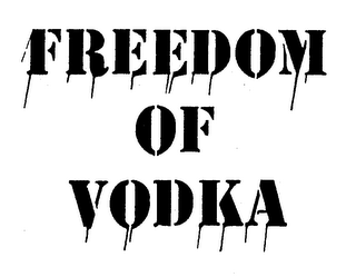FREEDOM OF VODKA logo