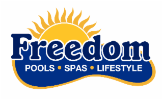 FREEDOM POOLS • SPAS • LIFESTYLE logo