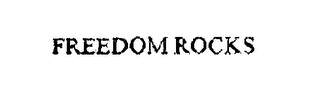 FREEDOM ROCKS logo